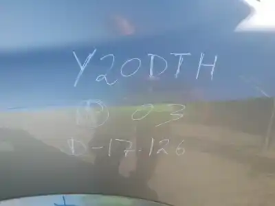 Утилизация автомобиля opel vectra c (z02) 2.0 dti 16v (f69) года 2003 питание y20dth