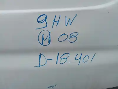 Veículo de Sucata peugeot partner (s2) combi plus do ano 2008 alimentado 9hw