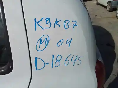 Утилизация автомобиля renault clio ii fase ii (b/cb0) clio года 2004 питание k9k b7