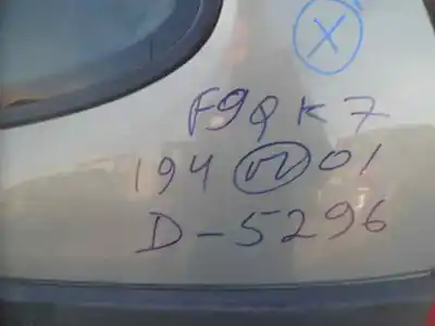 Scrapping Vehicle RENAULT                                            SCENIC RX4 (JA0)                                                                                                                                                                                                                                           1.9 dCi Salomon of the year 2001 powered F9Q K7