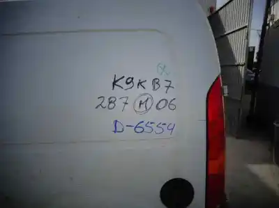 Scrapping Vehicle renault kangoo (f/kc0) kc/kce8 of the year 2006 powered k9k b7