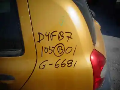 Утилизация автомобиля RENAULT CLIO II FASE II (B/CB0) года 2001 питание D4F B7