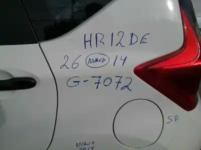 Veículo de Sucata nissan note (e12) 1.2 do ano 2014 alimentado hr12