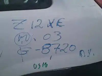 Здавання транспортного засобу opel corsa c corsa c gasolina року 2003 потужний z12xe