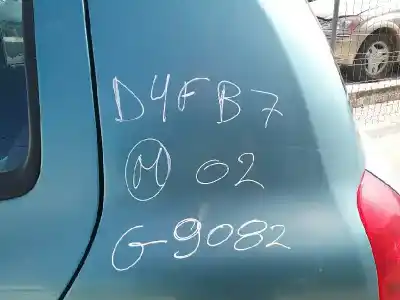 Scrapping Vehicle RENAULT CLIO II FASE II (B/CB0) of the year 2002 powered D4F B7