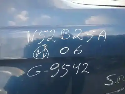 Scrapping Vehicle bmw 3 (e90) 325 i of the year 2006 powered n52b25a