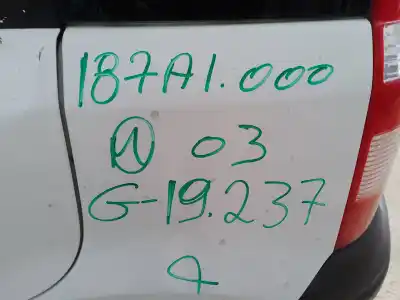 Veículo de Sucata fiat panda (169) 1.1 8v do ano 0 alimentado 187a1000