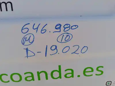 Hurda Aracı mercedes-benz vito caja cerrada 111 cdi compacto 639.601 yılın 0 güçlü 646.980