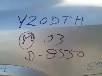 Sloopvoertuig opel vectra c berlina 2.0 dti van het jaar 2003 aangedreven y20dth