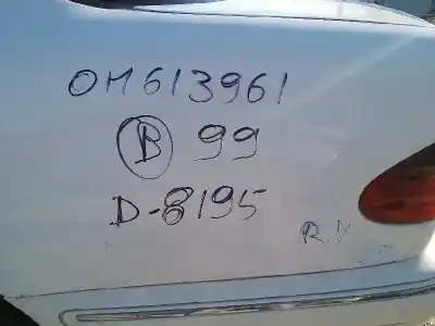 Sloopvoertuig MERCEDES-BENZ CLASE E W210 FAMILIAR  van het jaar 1999 aangedreven OM613961