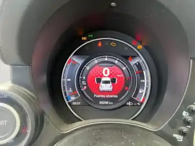 Scrapping Vehicle abarth nuova 500 (150) 595 of the year 2018 powered 312b4000