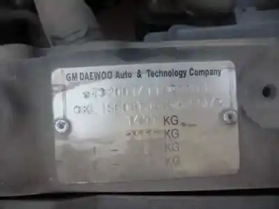 Verschrottungsfahrzeug chevrolet kalos 1.2 cat des jahres 2006 angetrieben b12s1