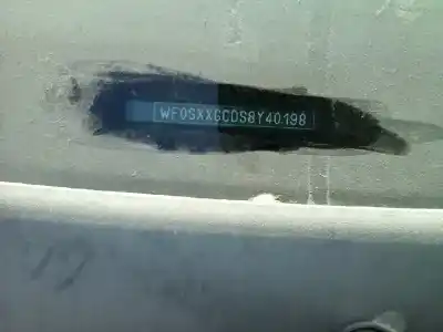 Scrapping Vehicle ford focus berlina (cap) 1.8 tdci turbodiesel cat of the year 2008 powered kkda