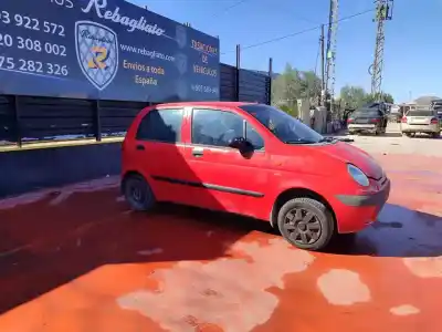 Sloopvoertuig daewoo matiz cd van het jaar 2001 aangedreven f8cv-g