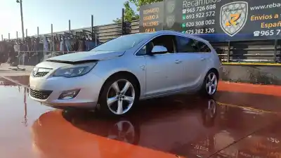 Scrapping Vehicle opel astra j (p10) 1.4 turbo (68) of the year 2011 powered a14net
