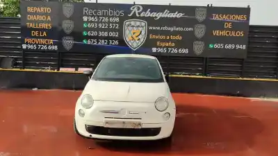 Veículo de Sucata fiat 500 cabrio (150) bydiesel 86 cv / 63 kw do ano 2011 alimentado 