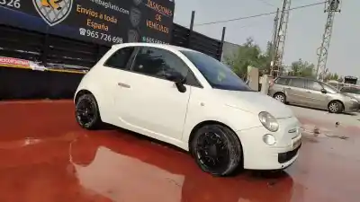 Veículo de Sucata fiat 500 cabrio (150) bydiesel 86 cv / 63 kw do ano 2011 alimentado 