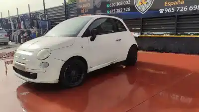 Veículo de Sucata fiat 500 cabrio (150) bydiesel 86 cv / 63 kw do ano 2011 alimentado 