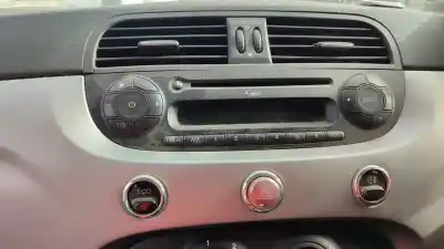 Veículo de Sucata fiat 500 cabrio (150) bydiesel 86 cv / 63 kw do ano 2011 alimentado 