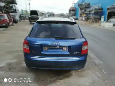 Утилизация автомобиля AUDI A4 AVANT (8E) (2001->) 1.9 TDI Quattro (96kW) [1.9 Ltr. - 96 kW TDI] года 2001 питание 