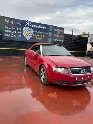 Утилизация автомобиля audi                                               a4 cabrio (8h)                                                                                                                                                                                                                                             3.0 v6 30v cat (asn)                                                                                                                                                                                                                                       года 2001 питание asn