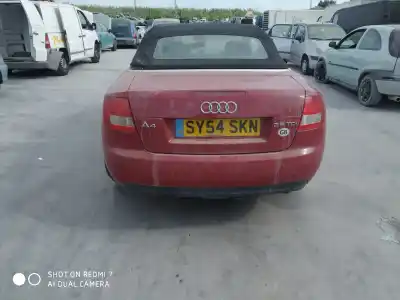 Здавання транспортного засобу audi a4 cabrio (8h) 2.5 tdi 163 cv / 120 kw року 2001 потужний 
