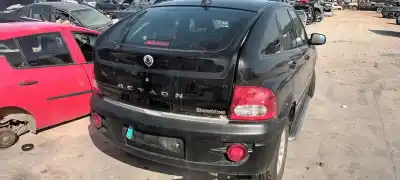 Scrapping Vehicle ssangyong actyon 200 xdi of the year 2001 powered d20dt