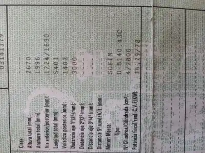 Veículo de Sucata iveco daily iii caja/chasis 35 c 15 do ano 2001 alimentado 814043c