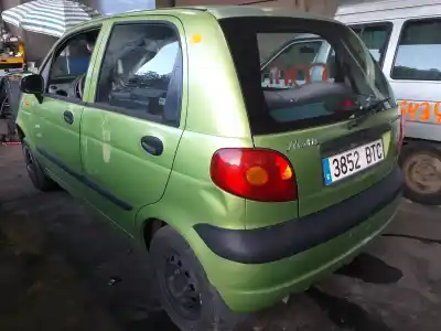 Veículo de Sucata daewoo matiz se do ano 2001 alimentado f8cv
