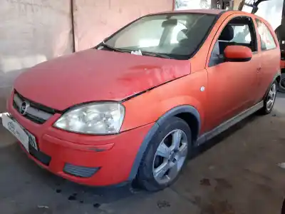 Scrapping Vehicle opel corsa c blue line of the year 2001 powered z12xe