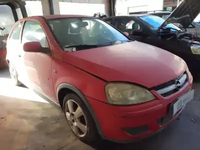 Scrapping Vehicle opel corsa c blue line of the year 2001 powered z12xe