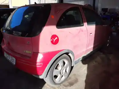 Scrapping Vehicle opel corsa c blue line of the year 2001 powered z12xe