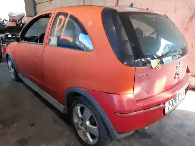 Scrapping Vehicle opel corsa c blue line of the year 2001 powered z12xe