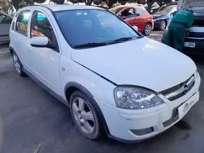 Scrapping Vehicle opel corsa c blue line of the year 2004 powered z12xe