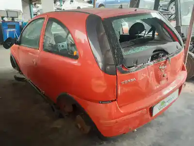 Veicolo di demolizione opel corsa c blue line dell'anno 2001 alimentato z12xe
