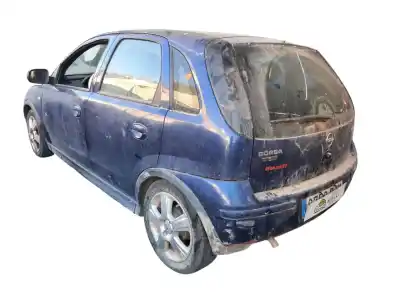 Scrapping Vehicle opel corsa c blue line of the year 2005 powered z12xep