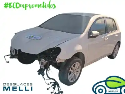 Veículo de Sucata volkswagen golf vi (5k1) 1.4 tsi do ano 2010 alimentado caxa