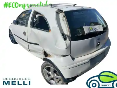 Scrapping Vehicle opel corsa c blue line of the year 2003 powered z13dt