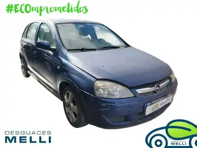 Scrapping Vehicle opel corsa c blue line of the year 2001 powered z12xep