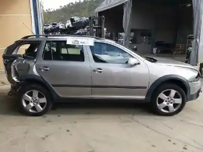 Sloopvoertuig skoda octavia combi (1z5) scout 4x4 van het jaar 2001 aangedreven bmm