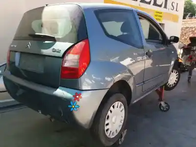 Veículo de Sucata citroen c2 furio do ano 2001 alimentado hfx