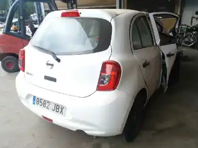 Veículo de Sucata nissan micra iv (k13k) 1.2 do ano 2014 alimentado hr12de