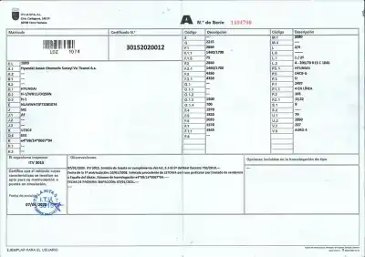 Veículo de Sucata hyundai h1 2.5 crdi do ano 2008 alimentado d4cb