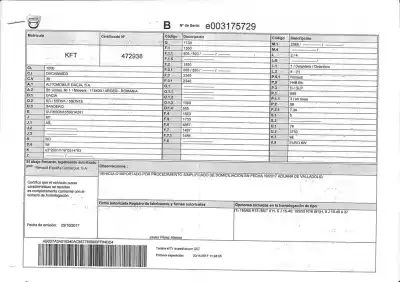 Veículo de Sucata dacia sandero ii tce 90 (b8m1, b8ma) do ano 2017 alimentado h4b410