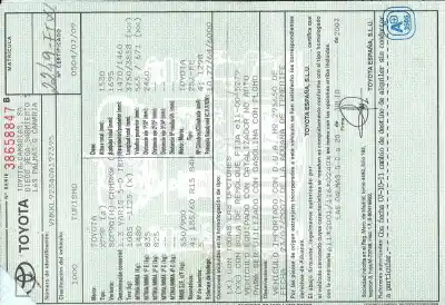 Утилизация автомобиля toyota yaris (ksp9/scp9/nlp9) sol года 2005 питание 2szfe