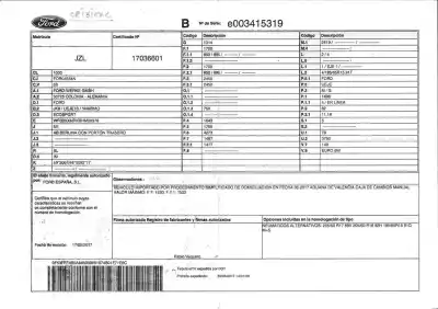 Veículo de Sucata ford ecosport 1.5 ti do ano 2017 alimentado ueje