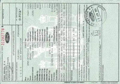 Утилизация автомобиля ford focus c-max (cap) 1.6 tdci cat года 2004 питание g8da