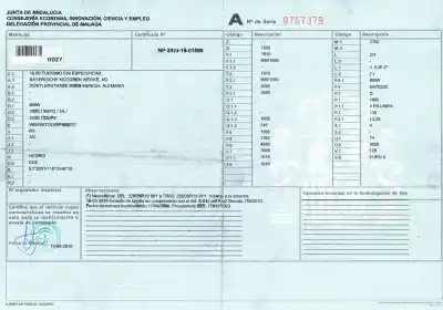 Veicolo di demolizione bmw serie 3 coupe (e92) n47d20c dell'anno 2009 alimentato n47d20c