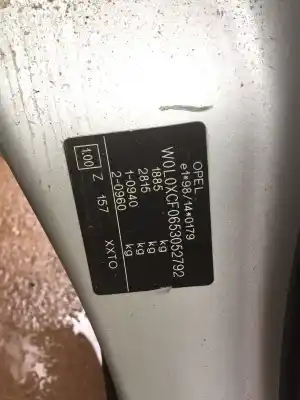 Véhicule à la ferraille CORSA                                              COMBO                                                                                                                                                                                                                                                      1.7 16V CDTI                                                                                                                                                                                                                                               de l'année 2005 alimenté Z17DTH