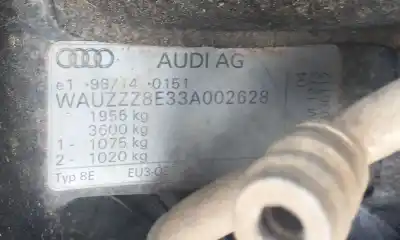 Здавання транспортного засобу audi a4 b6 (8e2) 1.9 tdi року 2004 потужний avf